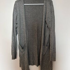 ZYIA Heather Gray/Green Women's Cardigan